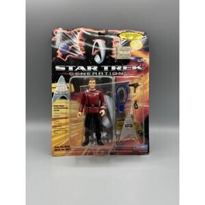 Star Trek Generations Playmates Admiral James T. Kirk Action Figure Sealed 1994